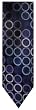 Men's Michael Kors Necktie Neck Tie Navy, Purple, Blue and Silver