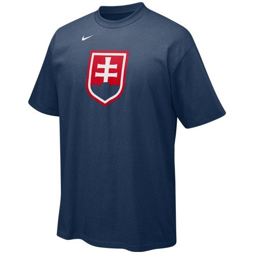 Nike 2010 Winter Olympics Team Slovakia Navy Blue Hockey T-shirt