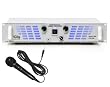 2400W PA-Verst�rker Endstufe Nightline Pro 800 si +Mikrofon