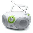 Muse M-25RDW Radio CD/mp3 USB Tuner FM/MW Blanc/Vert