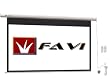 120 Electric Projector Screen 16:9 by FAVI, HD-120