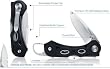 k501x, Nylon Handle, Combo Edge, Nylon sheath