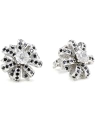 CZ by Kenneth Jay Lane "Traditional Collection" Parisian Couture Bow Earrings