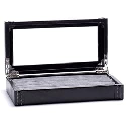 20 Pair Genuine Calfskin Cufflinks Case