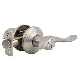 Kwikset 97402-535 Signatures Avalon SmartKey Entry Lever, Satin Nickel