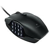 Logitech G600 MMO Gaming Mouse, Black