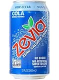 Zevia All Natural Soda, Cola 12-Ounce Cans (Pack of 24)