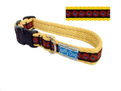 Yellow Sunfire Air Dog Collar Size Small