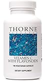 Thorne Research - Vitamin C w/ Flavonoids - Pure Ascorbic Acid Supplement with Citrus Bioflavonoids (Rutin, Hesperidin, and Quercetin) - 180 Vegetarian Capsules