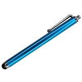 2 x Universal Capacitive Stylus Pen for ipad 1&2, iPhone 4, HTC, Tablet pc, Mobile Phones, Android and all other Capacitive Screens Devices - Universal Stylus Touchscreen pen -1pc Black & 1pc Blue