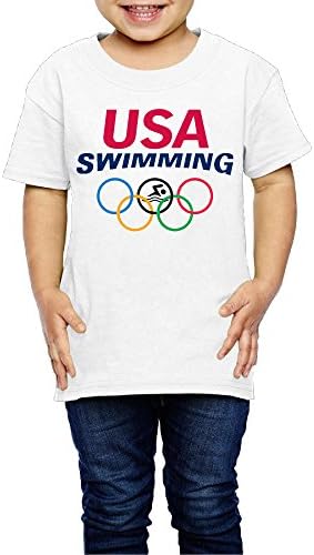 KToops USA SWIMMING Rio 2016 Olympic Logo Cotton T Shirts For 2-6 Years Kids