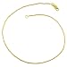 14 Karat Yellow Gold Diamond Cut Box Link Anklet 10 Inch