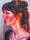 Custom Order #6H-0HW, Oil on Canvas, Custom Painting of The Person You Love, For 1 Person of Customer's Choice, Style: Expressionism, with Signature Text 