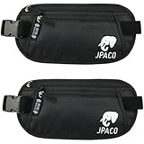 Premium RFID Money Belt with Organizer (2 Pack)