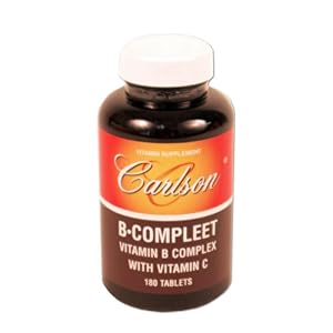 Carlson Labs B-Compleet, Vitamin B Complete with Vitamin C