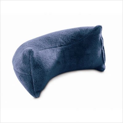 Hedbed Inflatable Neck Pillow in Slate Blue Fleece