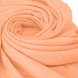 70% Pashmina and 30% Silk Shawl with Tassels / Fringes in Flamingo (Orange Colour) 418h94oH UL. SL160 70% Pashmina and 30% Silk Shawl with Tassels / Fringes in Flamingo (Orange Colour)