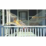 Outdoor Living : Traditional Cotton Rope Double Hammock