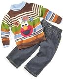 Nannette Little Boy 3-Pc Elmo Sweater Set