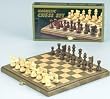 11" Magnetic Folding Walnut Chess Set, King:2-1/8" - Chess Chess Sets