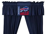 Buffalo Bills Window Treatments Valance and Drapes