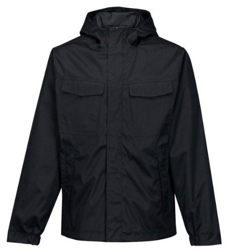 Tri-Mountain Men's Windproof Herringbone Weave Shell Jacket, BLACK, XL Tri-Mountain Men's Windproof Herringbone Weave Shell Jacket, BLACK, XL