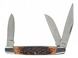 3 Bld Folder w/Bone Handle Brushed SS Bolsters