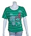 Imaginary People By Mighty Fine My Melody & Friend Green Stripes Wide Short Sleeves T...