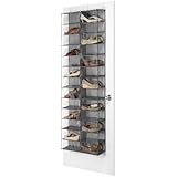 Whitmor 6283-4457 26-Section Over The Door Shoe Shelves