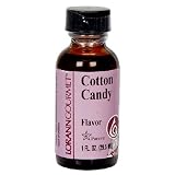 LorAnn Artificial Flavoring Oils, Cotton Candy Flavoring Oil, 1-Ounce Bottles (Pack of 4)