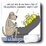Rich Diesslins Funny Medicine Cartoons - Fear Of Psychiatric Community - Mouse Pads