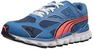 PUMA Men's Mell Es Suga Cross-Training Shoe,Metallic Blue/Fluro Peach,6.5 M US