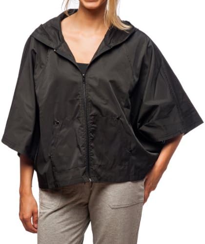 Central Park Womens Hooded Waterproof Athletic Poncho