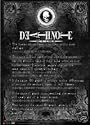 Death Note: Rule Wall Scroll (Fabric Cloth) GE9872