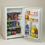 New Avanti 4.5 Cu Ft Dorm Fridge White Separate Chiller Compartment Reversi ....
