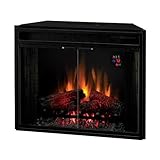 Classic Flame 33EF022GRA 33 Inch Electric Fireplace Insert With Remote Control