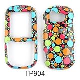 SAMSUNG Intensity u450 Multi-Color Dots on Black Hard Case/Cover/Faceplate/Snap On/Housing/Protector
