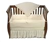 American Baby Company Heavenly Soft Minky Dot 4 Piece Crib Set - Ecru