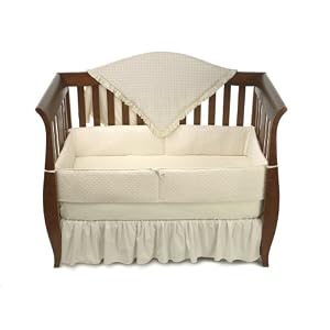 American Baby Company Heavenly Soft Minky Dot 4 Piece Cr