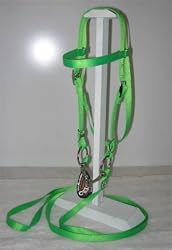PONY BRIDLE, NYLON, LIME GREEN