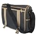 Classic Military Inspired Canvas Messenger Bag Laptop Bookbag Black