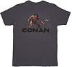 Conan the Barbarian Bring It Charcoal T-shirt Tee