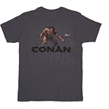Conan the Barbarian Bring It Charcoal T-shirt Tee