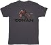 Conan the Barbarian Bring It Charcoal T-shirt Tee