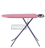 Bügeltisch Elektro ca. 120 x 38 cm, höhenverstellbar bis 90 cm, mit Bügeleisenablage und Wäscheablage