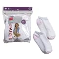 Hanes&reg; 6 Pack Low Cut Flat Knit - White
