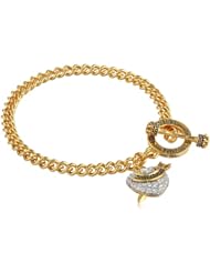 Juicy Couture Puffed Heart and Arrow Charm Bracelet, 7.5"