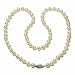 Sterling Silver White Freshwater Cultured Pearl A Grade 6.5-7mm Necklace, 18"