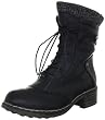Rieker 90211-00, Damen Fashion Halbstiefel & Stiefeletten, Schwarz (schwarz/black-grey 00), EU 38
