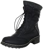 Rieker 90211-00, Damen Fashion Halbstiefel & Stiefeletten, Schwarz (schwarz/black-grey 00), EU 41